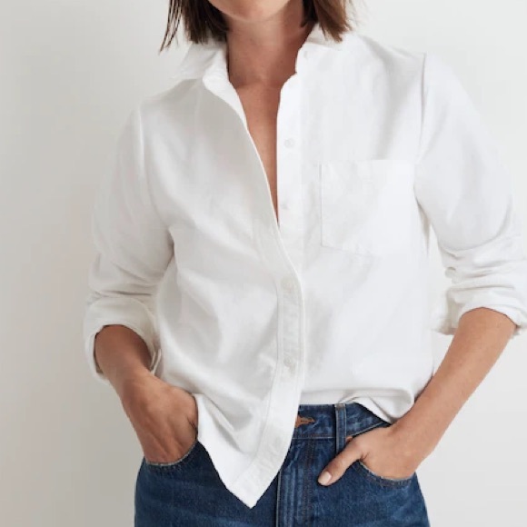 Madewell Tops - Madewell White Button Down Shirt